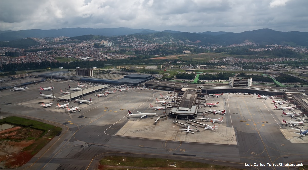 Mudança no magnetismo da Terra afeta aeroporto de Guarulhos