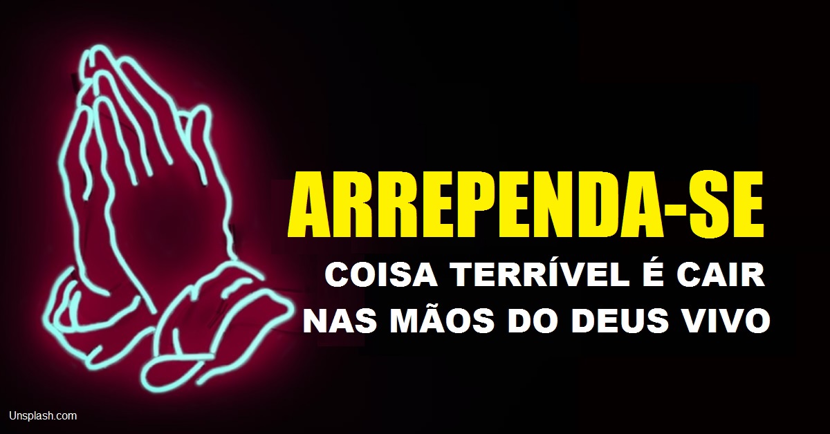 ÚLTIMA CHAMADA PARA O ARREPENDIMENTO! - Meu esconderijo