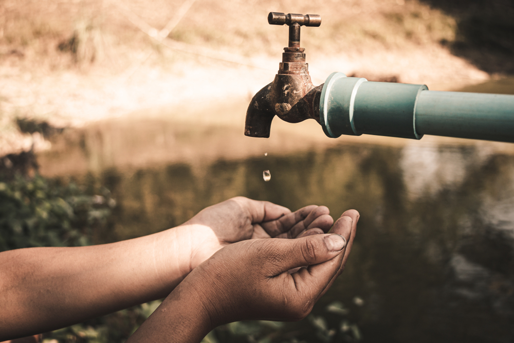 falta de agua