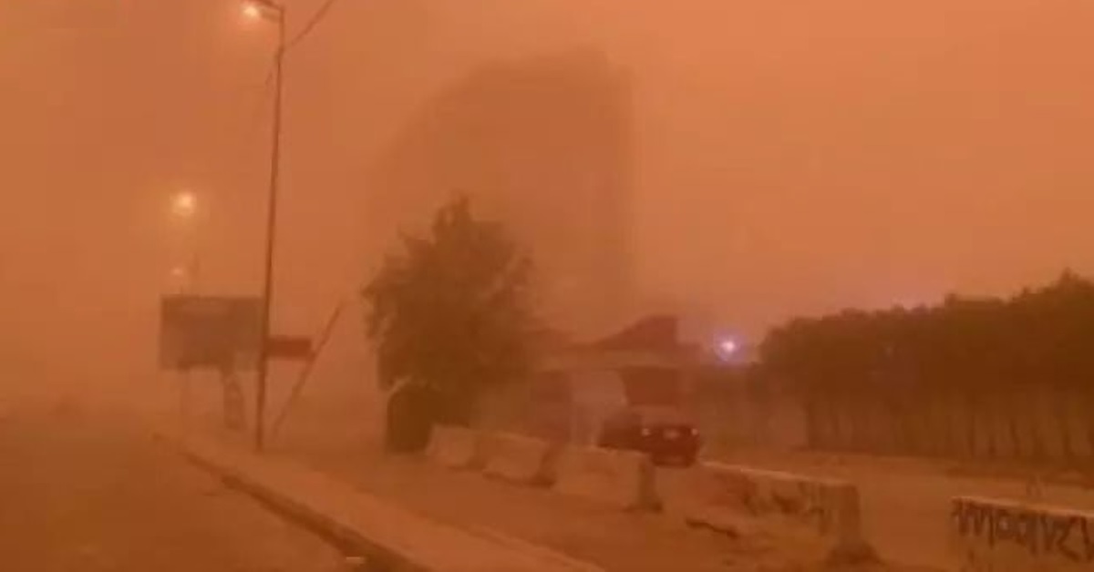 Tempestade de areia atinge Iraque pela 8ª vez em 1 mês