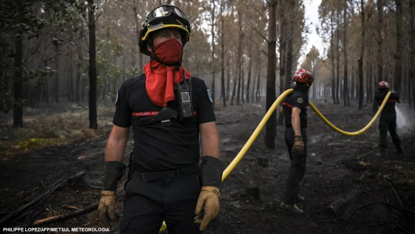 Área queimada na Europa já supera a do ano passado