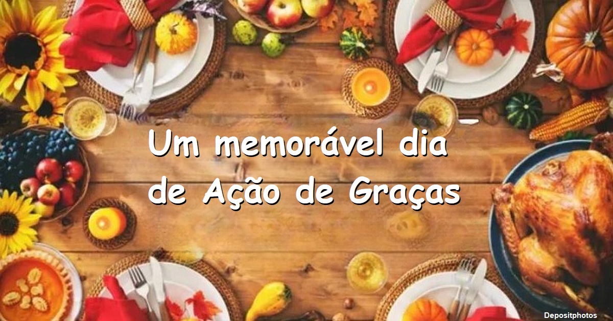 Um memorável Dia de Ação de Graças - Serva do Altíssimo