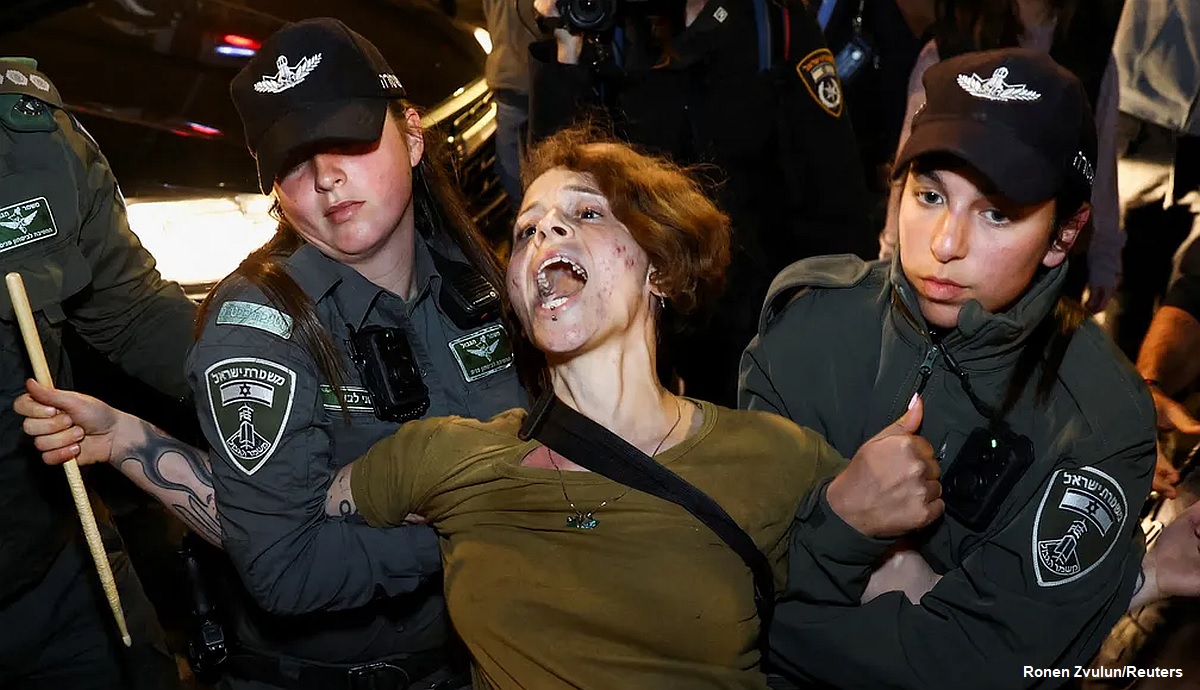 Protesto contra reforma judicial tem confronto e repressão policial em Israel