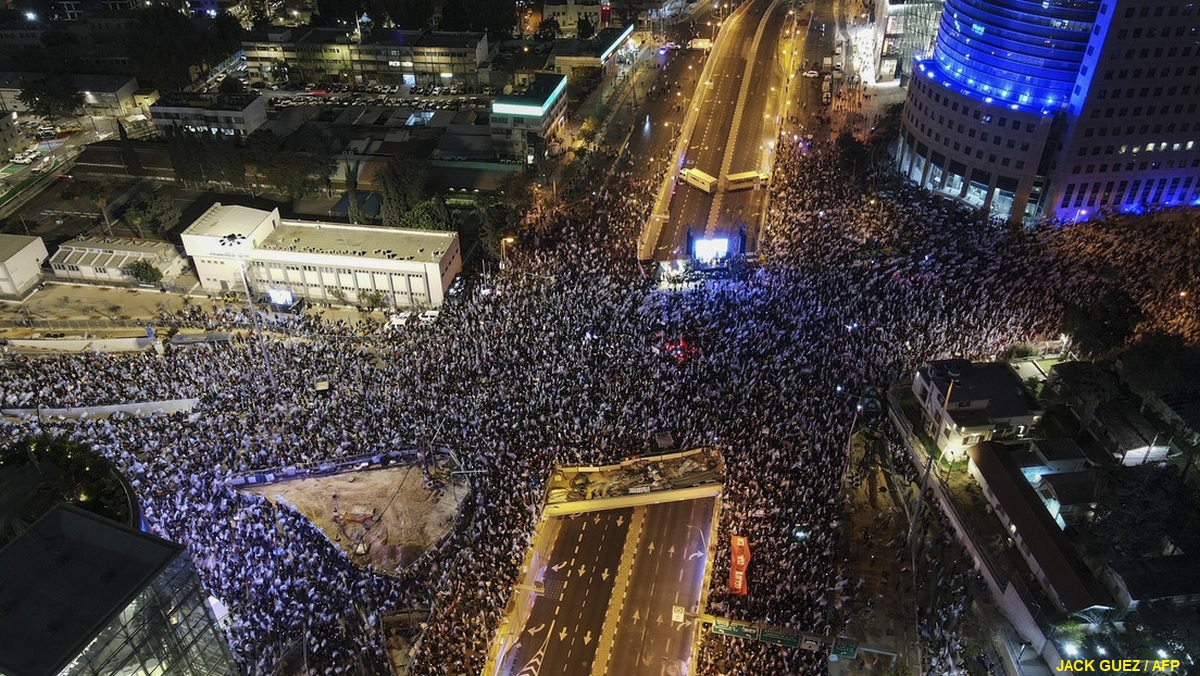 Israel vive um dos protestos mais massivos de sua história