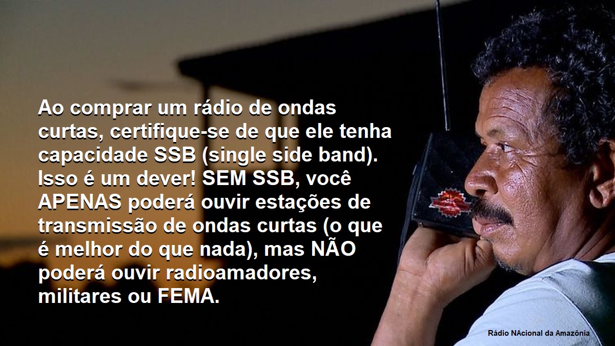 "Dois sonhos com Rádios de Ondas Curtas e por que você precisa de um” - Irmão John em Mo.